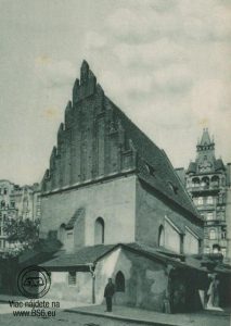 Praha - staronová synagóga - 1930